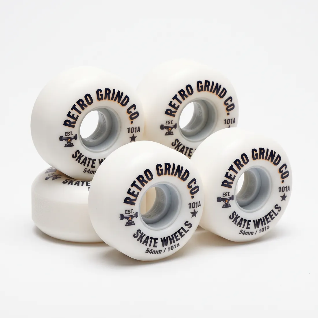 Retro Grind White 54mm